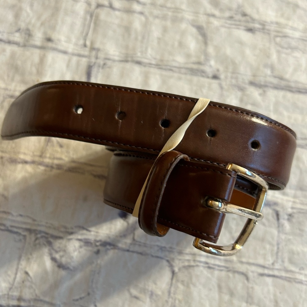 MARTIN DINGMAN MILLED FINISH IMPORTED LEATHER MADE BY HAND IN AMERICA BELT 36